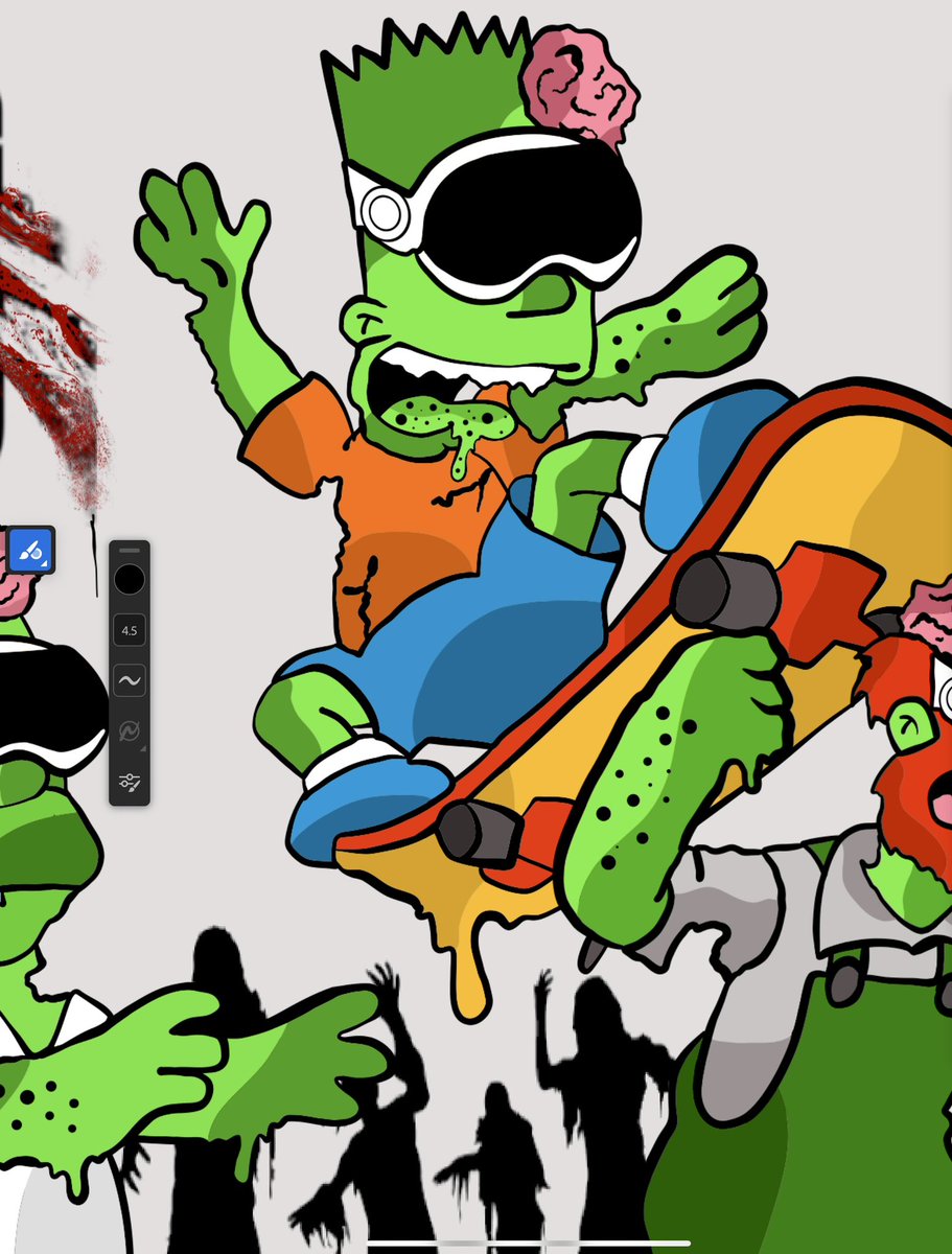 HustleMajic's tweet image. W A L K I N G 
D E A D 
A R T 

🧟🧟‍♀️🧟‍♂️👓

@TheSimpsons 
@complexcanada 
@WORLDSTAR 

Canvas Print Available 

* Ready to hang with sealed back

📧 : hustlemajicart@gmail.com 
For price &amp;amp; sizing availability.

#pinealvision
#unlearn
#unprogram
#wakeup 
#thematrix