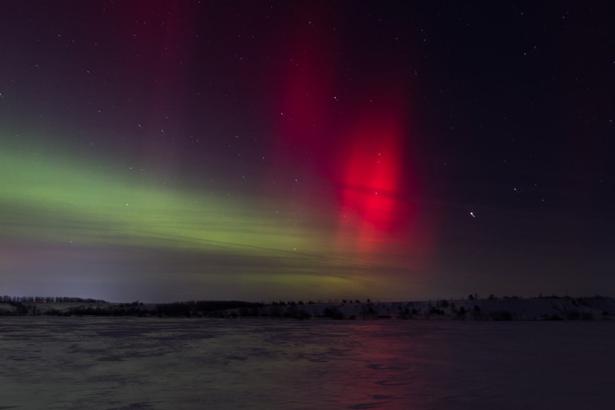 WeatherSarov1's tweet photo. #Aurora in Russia, near Sarov.
#northernlights https://t.co/sjbFlBIY92