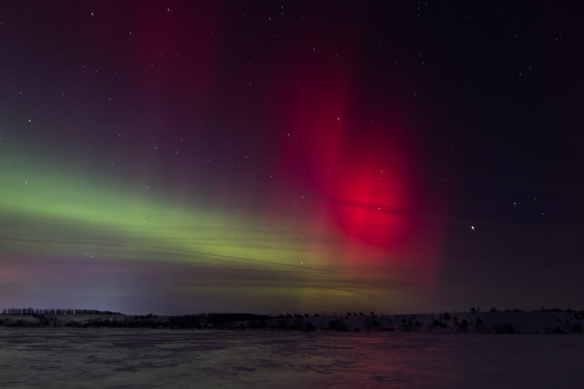 WeatherSarov1's tweet photo. #Aurora in Russia, near Sarov.
#northernlights https://t.co/sjbFlBIY92