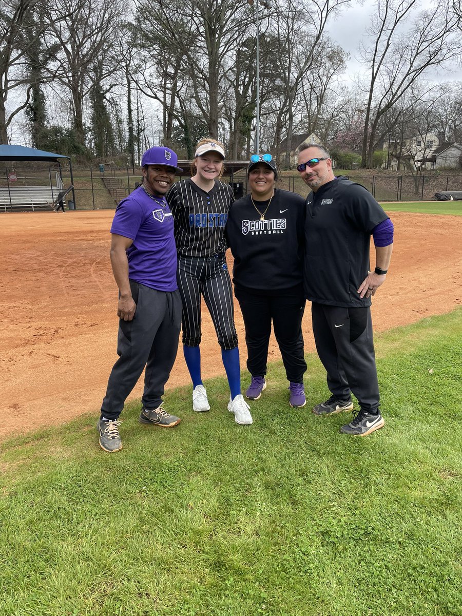 I had a great camp today @AgnesScottSB . Agnes Scott host a great camp. Really enjoyed all the feedback and comments from the coaching staff and players. Looking forward to visiting again. Go Scotties! @slappers_dad @coachv_asc @AgnesScottSB @coachchattin