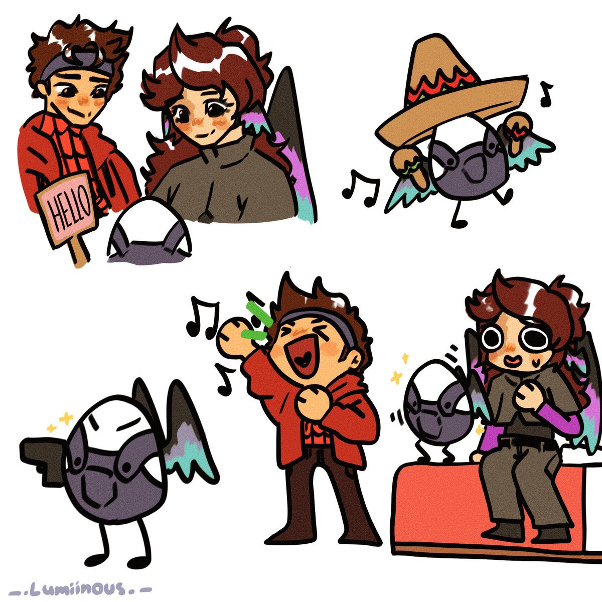 _lumiinous_'s tweet photo. also some extra messy doodles I made of familoier 👍👍

#qsmp #qsmpfanart #jaidenart #roierfanart #bobbyfanart #qsmpeggs https://t.co/cUmNBbeilr