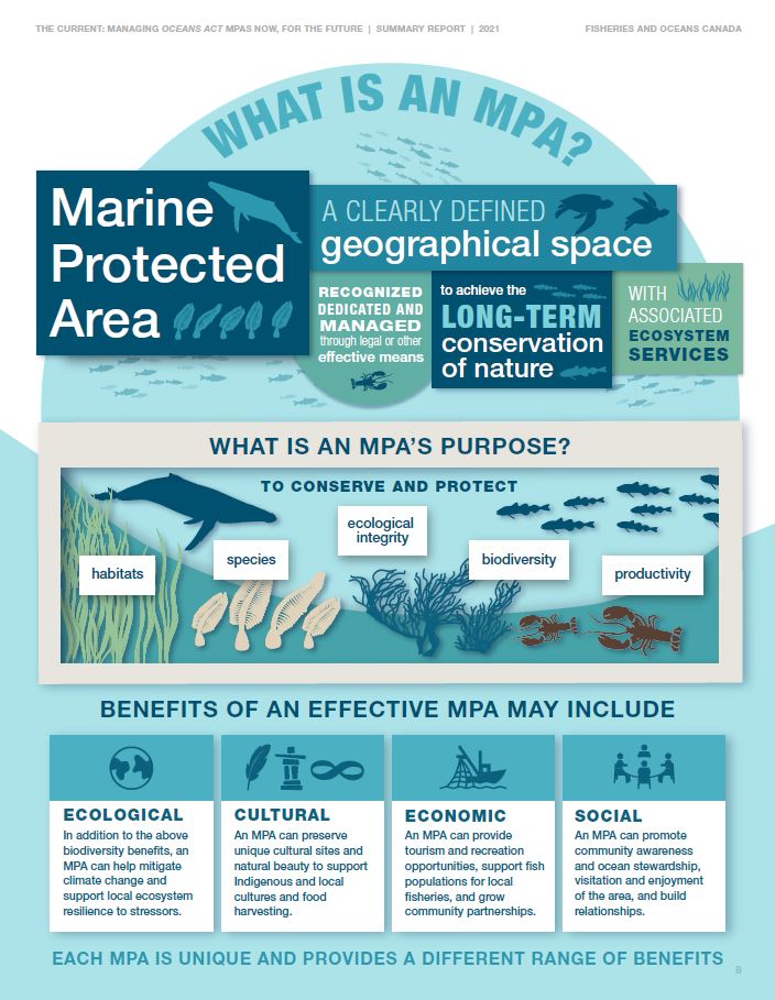 What is an MPA? Learn about Marine Protected Areas through @FishOceansCAN's info👇🏽