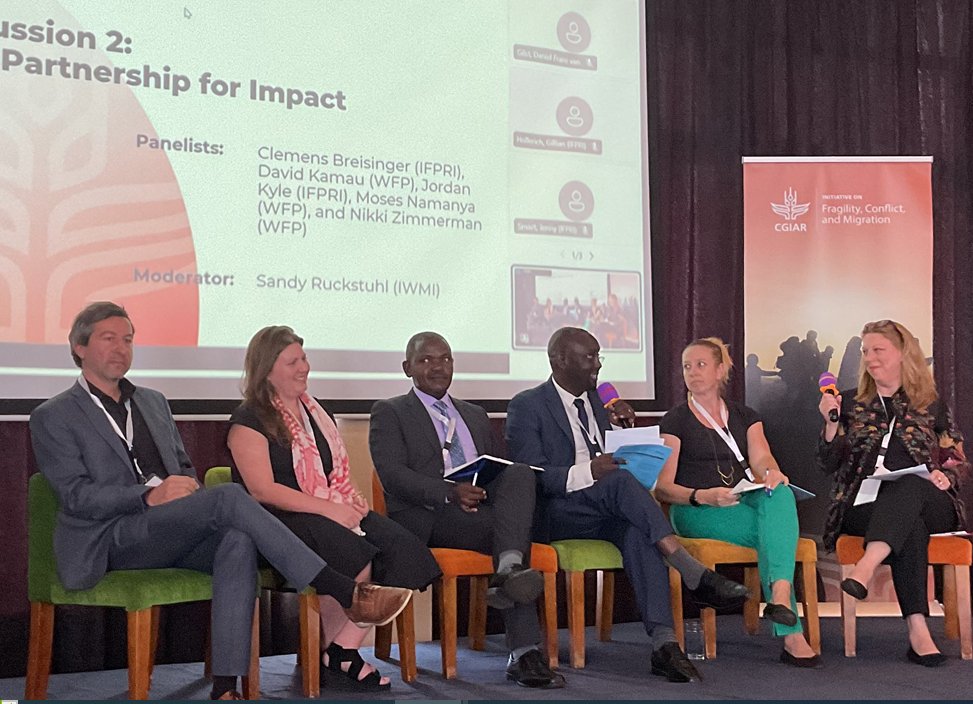 Had a fantastic meeting with @WFP in Nairobi this week, sharing findings from @CGIAR & WFP's collaborative work & planning for more impact. @noradno generously supports the partnership & joined the discussion #FCMInitiative @dogilligan @KibromAbay @SandyRuckstuhl @Peter_Laderach