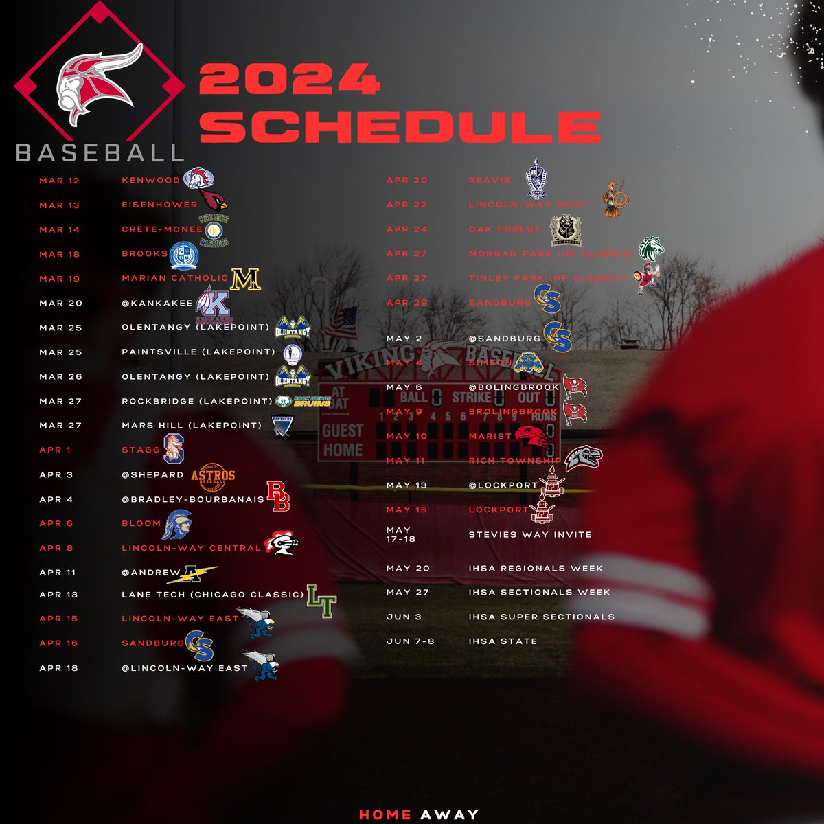 🚨2024 SCHEDULE🚨