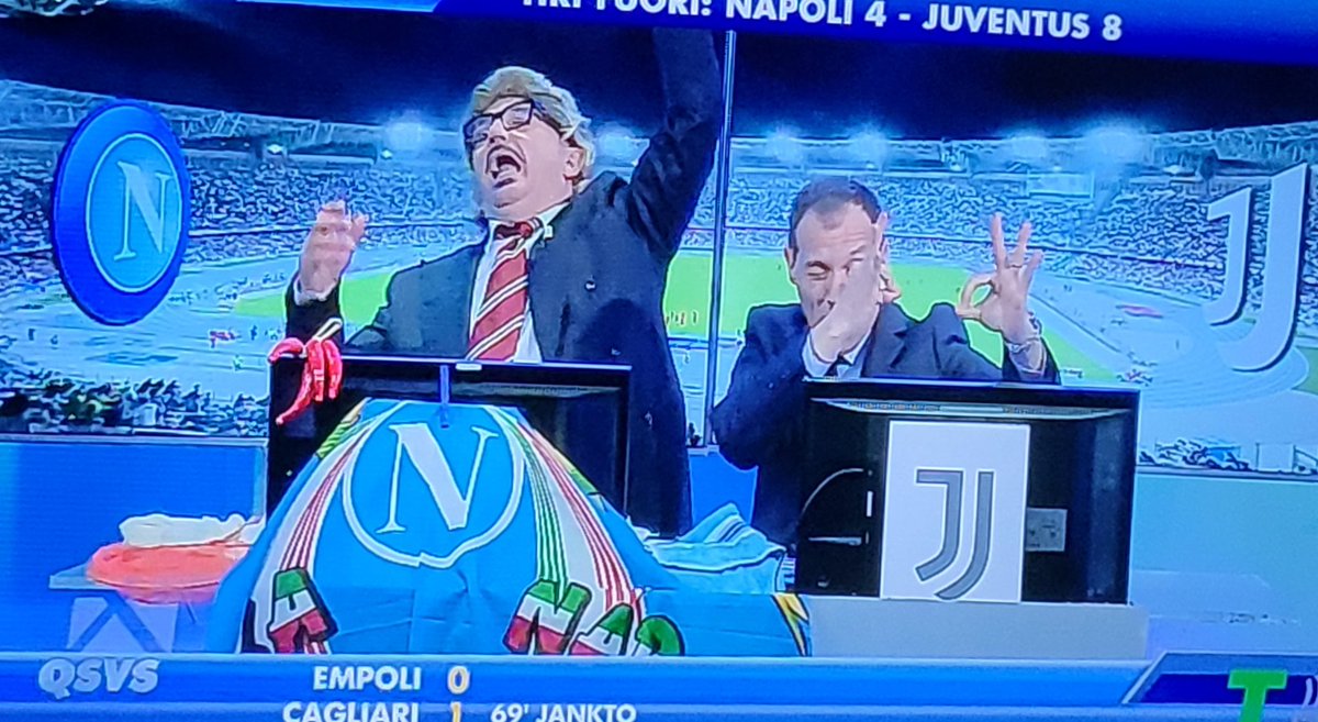 E il gol del pari  ce lo mima @MomblanOfficial, nel momento peggiore della Juve... come si dice @mimmopesce1... #questoeilchelcio su @QSVS_Official