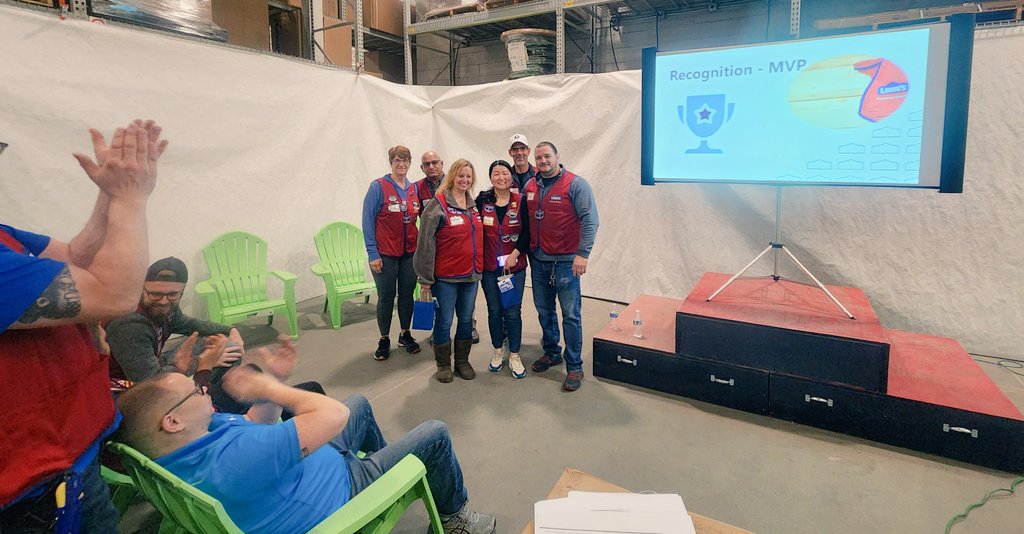 Hungry to Win at Bay Shore 1709's All Store Meeting!