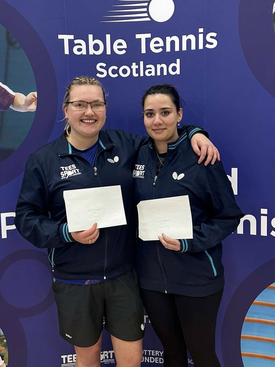 Scottish National Champs🏓

Mixed Doubles🥇
Singles🥈
Women’s Doubles🥈