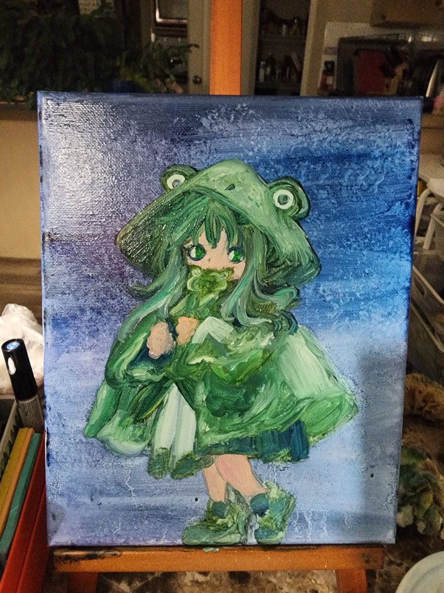 AA_Moccha's tweet photo. WIP of sanae kochiya

First oil painting, fine details are hard with it I realize 😭😭 https://t.co/M8yQE2n26r