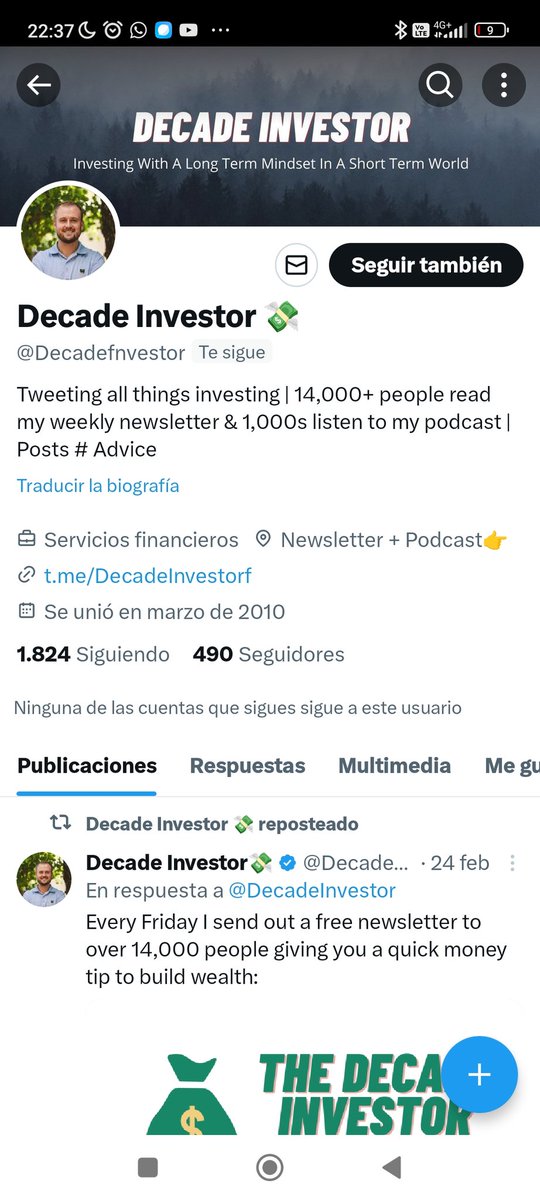 Cultivando Dividendos tweet media