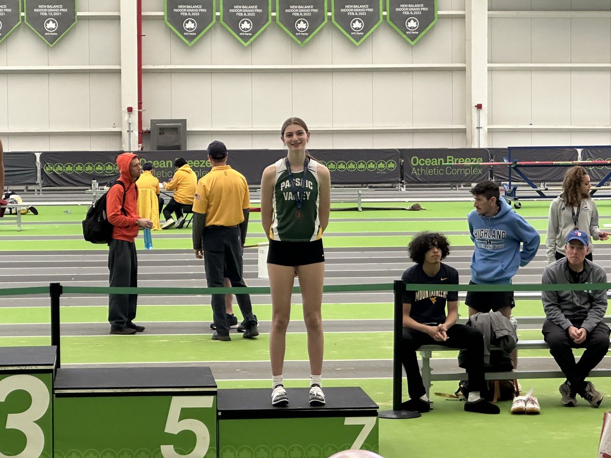 HORNETS TRACK & FIELD/XC (@pvtfxc) on Twitter photo MACKENIZE TAKES THE PODIUM! SHE PLACED 7TH IN THE HIGH JUMP WITH A NEW PR 5-4!! SHE IS OUR FIRST MOC MEDALIST IN QUITE SOME TIME. <a href="/PVHS_SPORTS/">Passaic Valley Athletics & Activities</a> <a href="/PVSupt/">Brack Healy, Ed.D.</a> MACKENIZE TAKES THE PODIUM! SHE PLACED 7TH IN THE HIGH JUMP WITH A NEW PR 5-4!! SHE IS OUR FIRST MOC MEDALIST IN QUITE SOME TIME. <a href="/PVHS_SPORTS/">Passaic Valley Athletics & Activities</a> <a href="/PVSupt/">Brack Healy, Ed.D.</a>