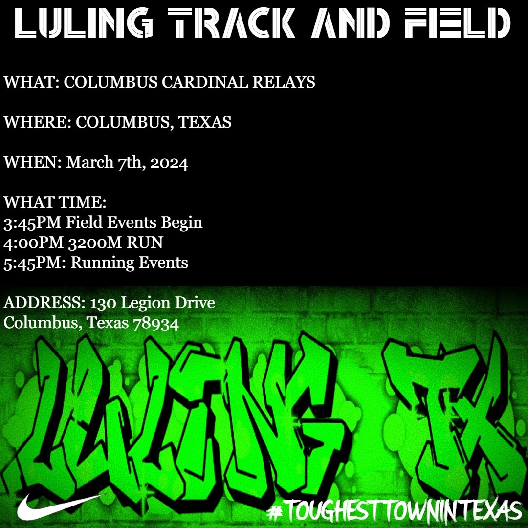 LulingTrack's tweet image. #ToughestTowninTexas