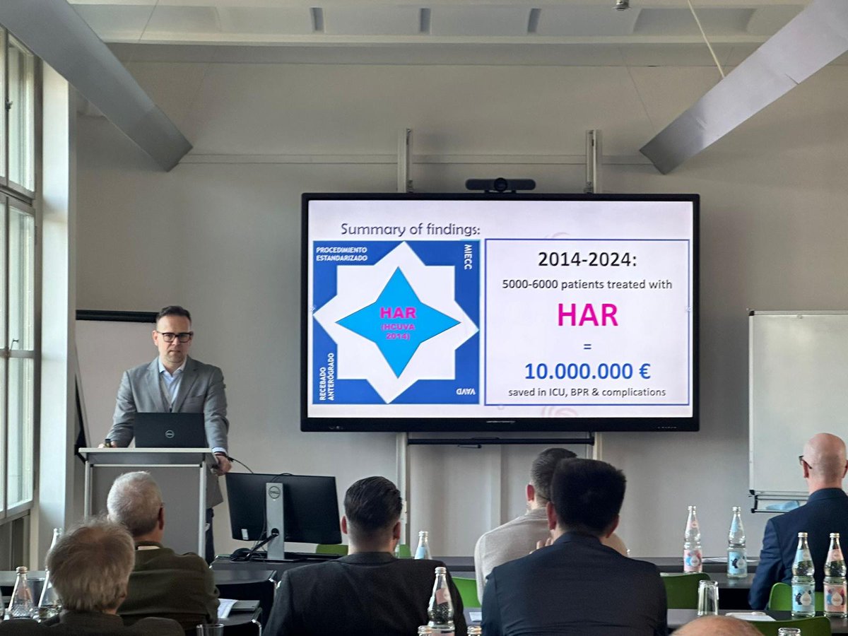 Representar a 🇪🇦 en un foro europeo de avances en Perfusión compartiendo nuestra técnica de Recebado Anterogrado Hemático, con la que llevamos 10 años mejorando los resultados en <a href="/AreaUnoArrixaca/">Área 1 Arrixaca</a>, mediante talleres y ponencias, ha sido un verdadero privilegio.