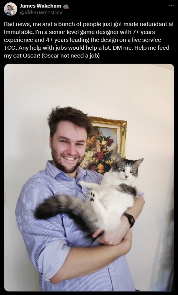 VideoJamesDev's tweet image. So this happened again😩Looking for high senior/lead game design roles. Retweets appreciated gang.