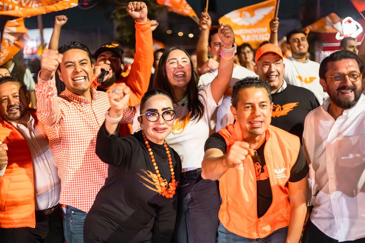 En este equipo nos une el amor por Aguascalientes y eso se contagia🍊🧡. ¡Ánimo! Que en 90 días le vamos a dar la vuelta a la vieja política 😉