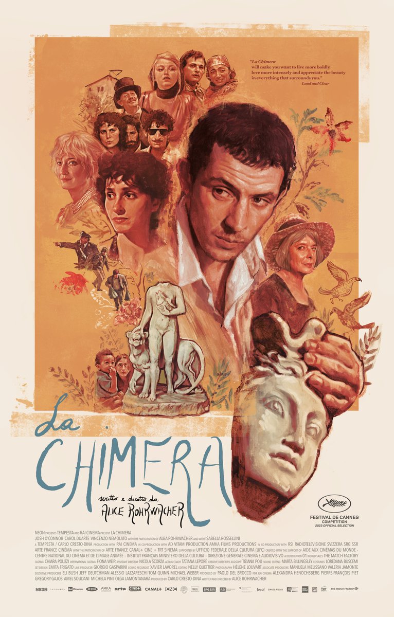 8.. وإلى إيطاليا🇮🇹 وترجمة فيلم #LaChimera للمخرجة #AliceRohrwacher: subscene.com/subtitles/la-c… يمتلك آرتور قدرة سحرية على اكتشاف مخبوءات الأرض، الأمر الذي يدخله بين مجموعة من مهربي التحف. لكن ما كان يبحث عنه في الحقيقة هو شيء آخر. #Cannes2023