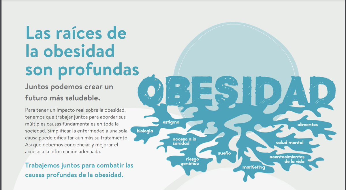 ObesitySeen's tweet photo. El 4 de marzo es el Día Mundial de la Obesidad, 
Las raíces de la obesidad son muy profundas, 
Tenemos que trabajar juntos para combatir las causas y entender de que se trata de una enfermedad 
@TuendocrinoSEEN #WorldObesityDay https://t.co/ohOm7oFvGx