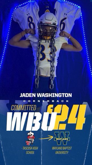 Thank God for this amazing opportunity and thank to all my friends and family for always believing in me and my ability’s along with my coaching staff. Blessed to say that I’ve committed to Wayland Baptist!!