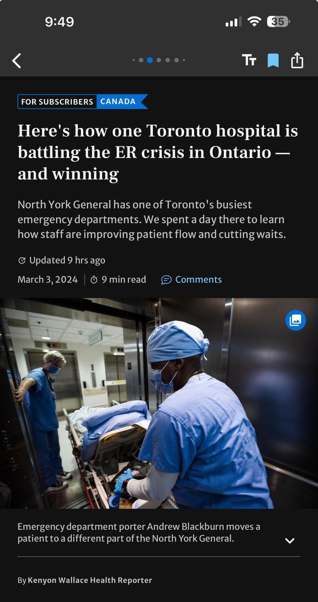'Innovation' has been co-opted to justify the expansion of private, for-profit healthcare in Canada, but here is a great example of a very busy publicly funded hospital doing continuous innovation to serve its patients. Reporting by @KenyonWallace thestar.com/news/canada/he…