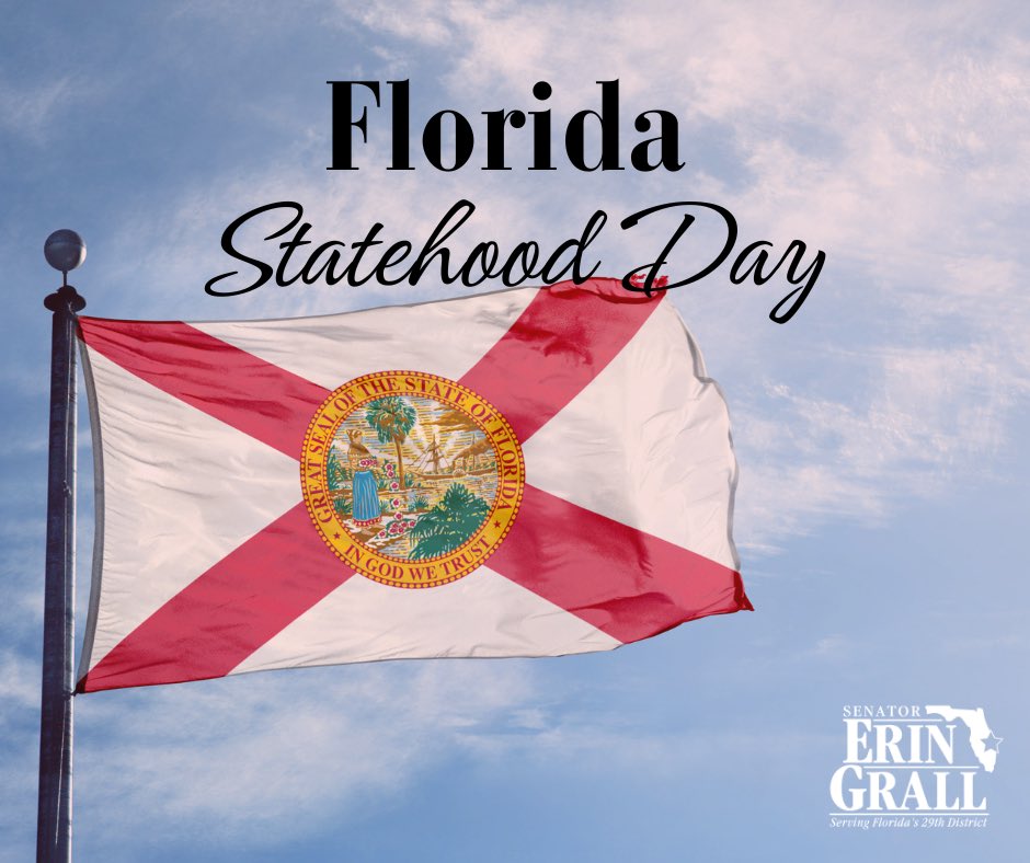 Celebrating 179 years of Florida Statehood!