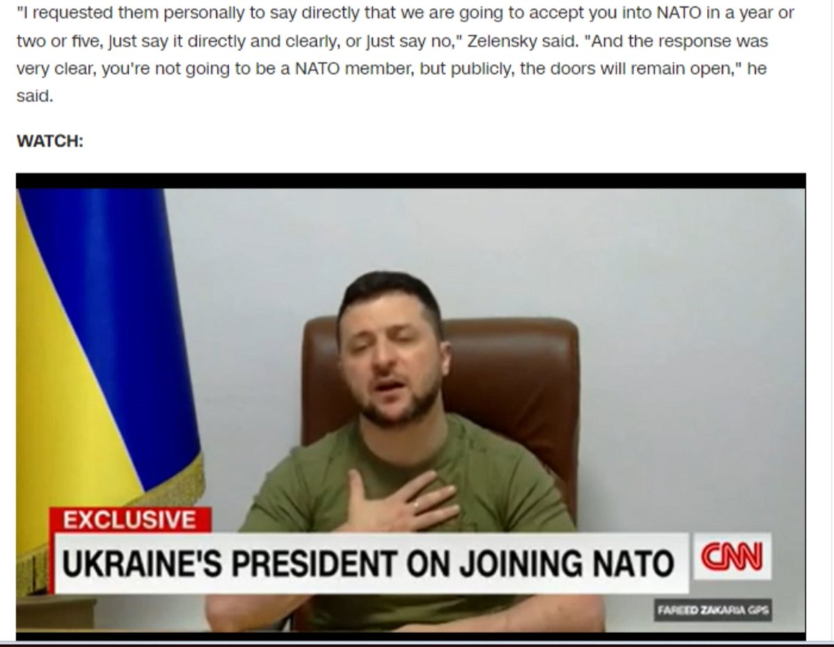 ⬆️ That's why #GenocideJoeBiden ignored DECADES of warnings, incl. his own newsweek.com/joe-biden-resu… & rejected #Russian demand to stop #NATO expansion, knowing the consequences #UkraineWar #Russia #RussiaUkraineWar #UkraineRussianWar #Fascism #WWIII #HumanRights #TruthMatters