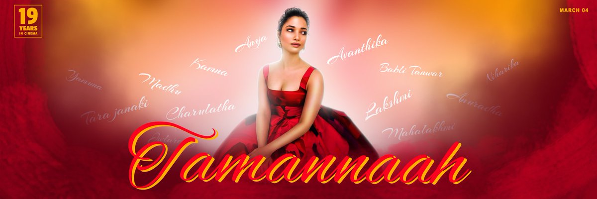 Here's Dp from Team TOEC to celebrate #19GloriousYearsofTamannaah 🔥🥳

#Tamannaah #TamannaahBhatia