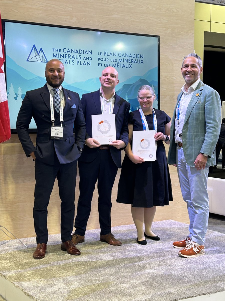 Pleased to have launched the #yourcmmp Local Procurement Checklist and community guide with @NRCan @jp_gladu and @ewb_msv at #pdac2024 minescanada.ca