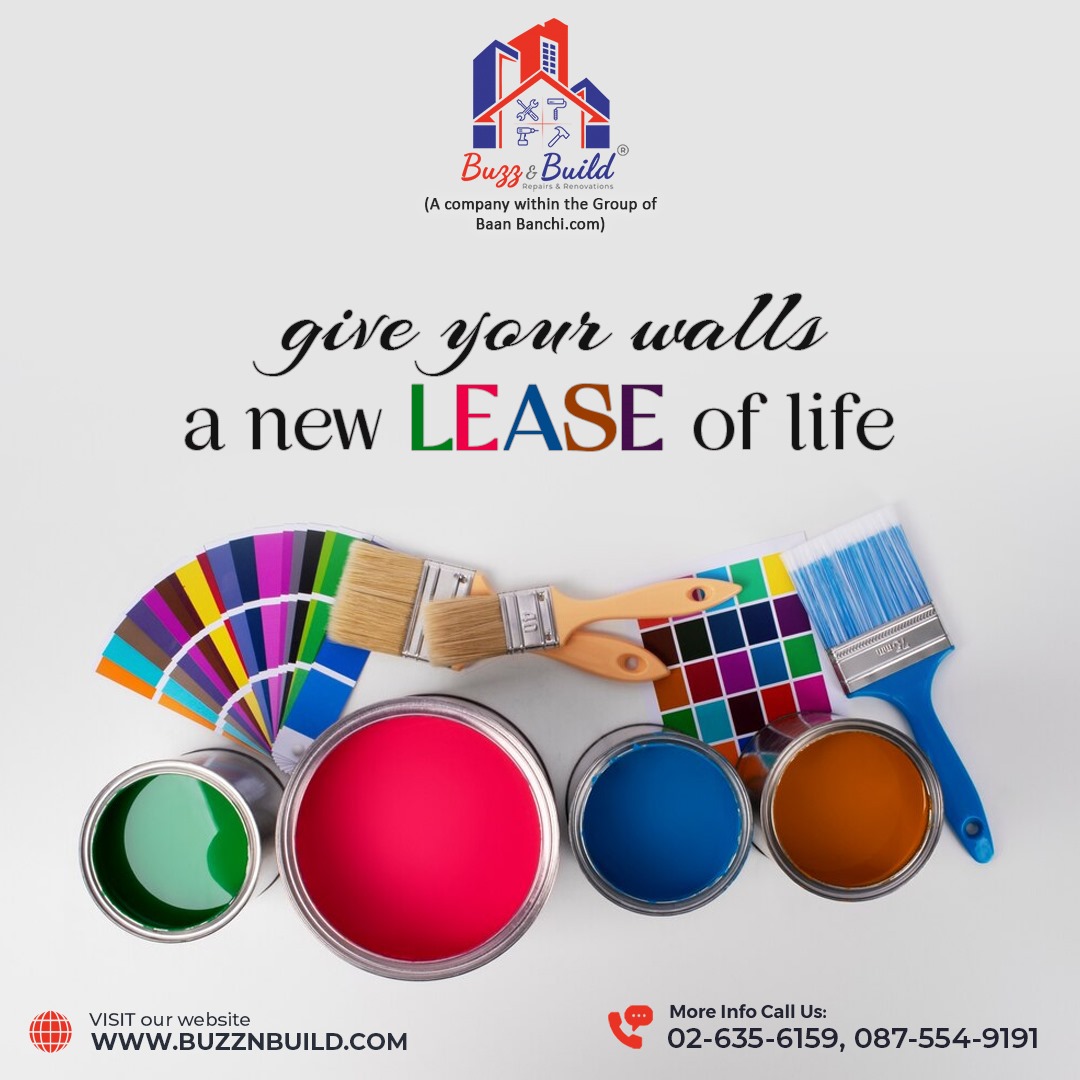 Making your walls come alive with color and creativity.
Contact +66-87-554-9191
#painting #paintingservices #wallpaperdecor #WallDecor #buzzandbuild #buzz #brush #brushwork