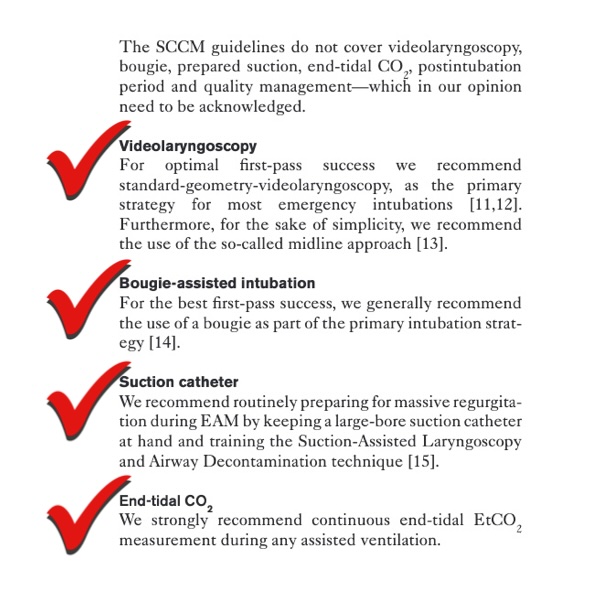 The EuSEM document is just two pages but contains a wealth of common sense and good practice