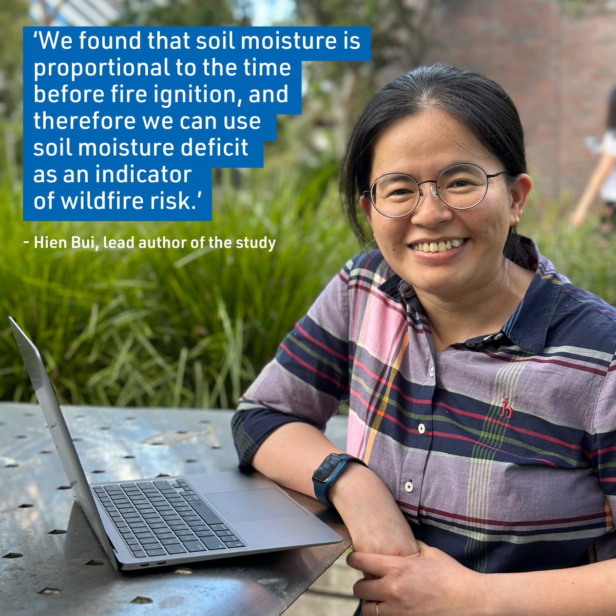 In a new study, researchers investigate the relationship between soil moisture and next-day precipitation in Australia. Linkages between the persistence of dry/wet soil moisture days and the possibility of wildfires and floods are also discussed. iopscience.iop.org/article/10.108…