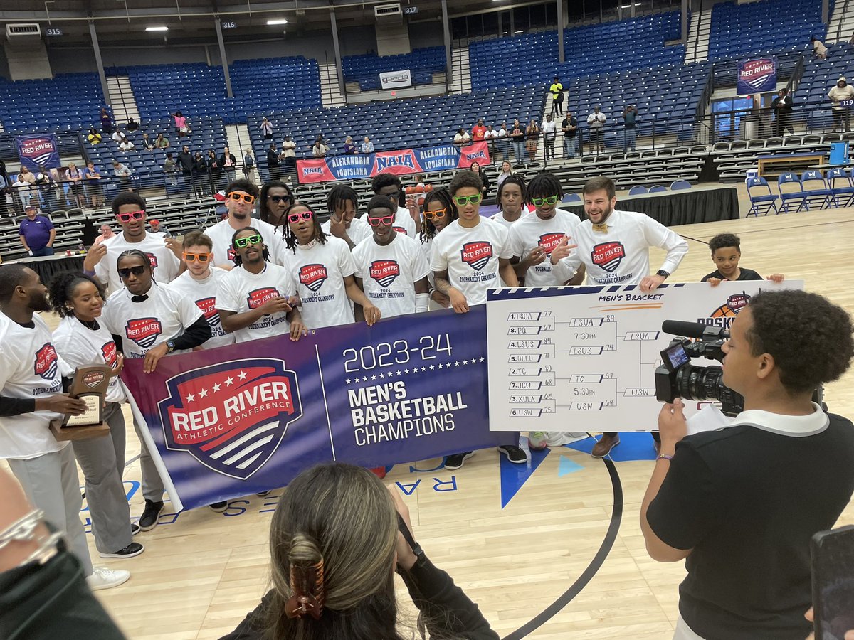 What a run for <a href="/LSUA_MBB/">LSUA MBB</a> to win the regular season and <a href="/RRACsports/">RRAC Sports</a> tournament.  Huge shoutout to <a href="/coachdmojack/">Dimario Jackson</a>  and the guys.