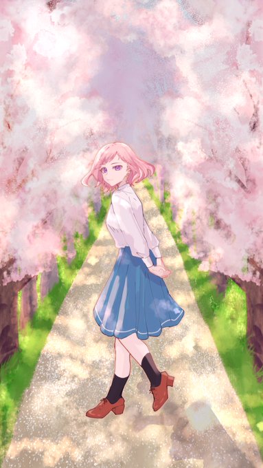 「blue skirt short hair」 illustration images(Latest)｜21pages