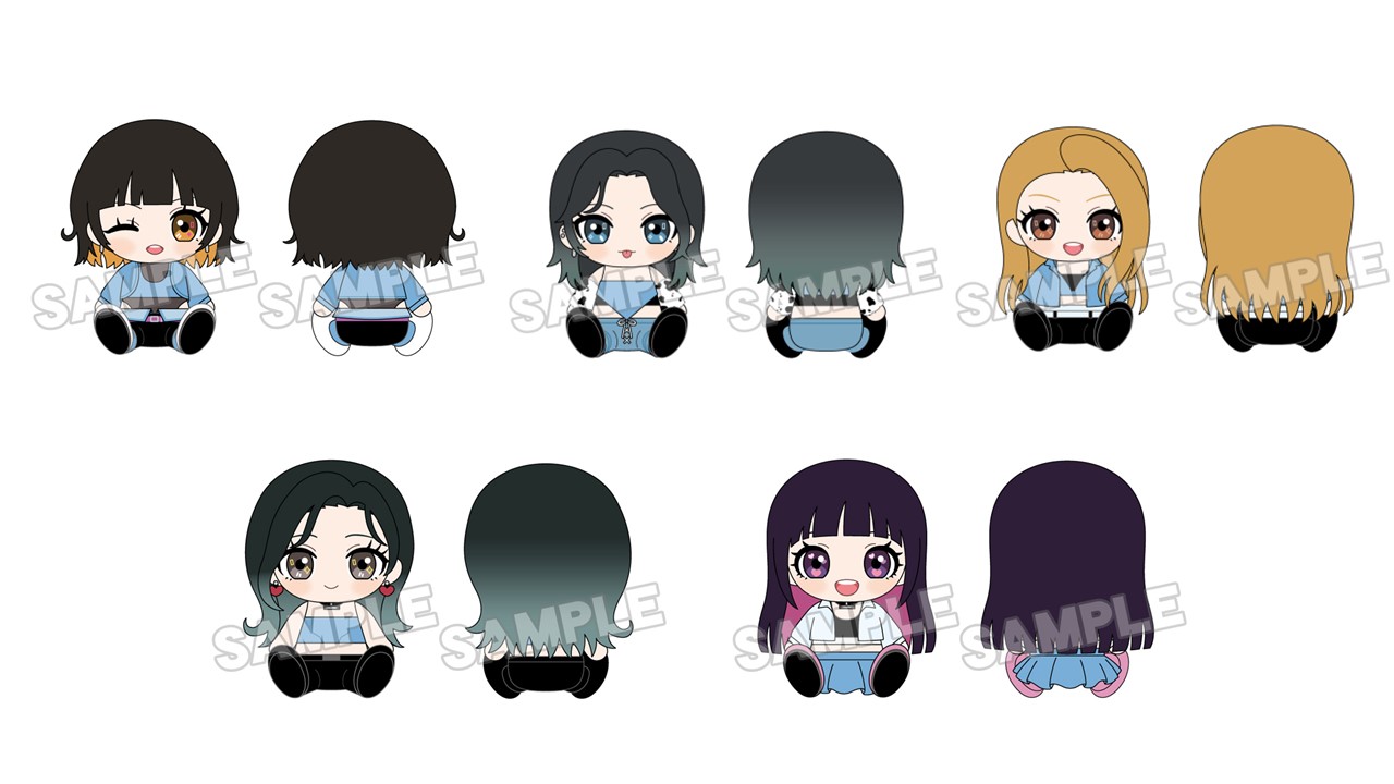LE SSERAFIM Huh Yunjinぬいぐるみ 2体セット LE SSERAFIM Chibigurumi YUNJIN Plush Mascot 11cm Doll
