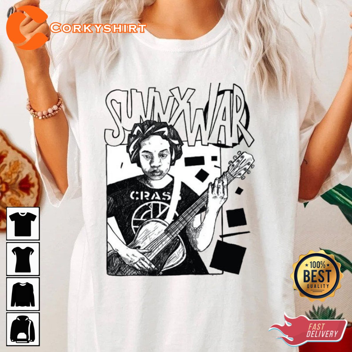 You are looking for great way to express your love for Sunny War's music, what better than Sunny War Shirt?
corkyshirt.com/sunny-war-musi…
#Music #SunnyWar #Seizeshirt