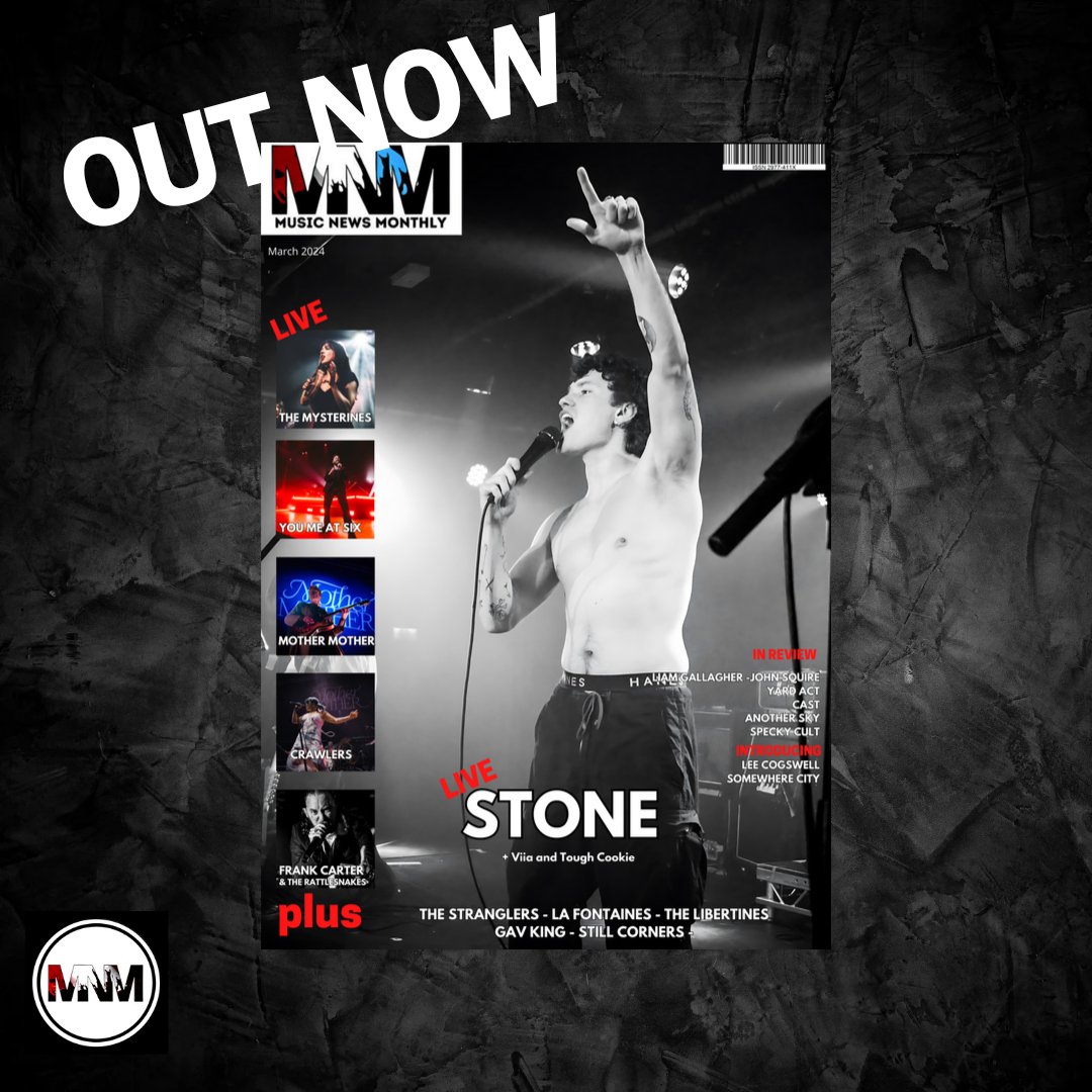 Music News Monthly (@musicnewsmnthly) on Twitter photo Music News Monthly. Out now at musicnewsmonthly.com
Live reviews <a href="/STONELIVERPOOL/">STONE</a> <a href="/TheMysterines/">the mysterines</a> <a href="/mothermother/">Mother Mother</a> <a href="/youmeatsix/">You Me At Six</a> <a href="/CrawlersHQ/">CRAWLERS</a>
New releases from <a href="/liamgallagher/">Liam Gallagher</a> <a href="/john___squire/">John Squire</a> <a href="/YardActBand/">Yard Act</a> <a href="/Castband/">The Cast</a> <a href="/speckycultmusic/">Speckycult ... dad dance out 15/08</a> tour news from @stranglersofficial <a href="/thelibertines/">TANG YUN</a> Music News Monthly. Out now at musicnewsmonthly.com
Live reviews <a href="/STONELIVERPOOL/">STONE</a> <a href="/TheMysterines/">the mysterines</a> <a href="/mothermother/">Mother Mother</a> <a href="/youmeatsix/">You Me At Six</a> <a href="/CrawlersHQ/">CRAWLERS</a>
New releases from <a href="/liamgallagher/">Liam Gallagher</a> <a href="/john___squire/">John Squire</a> <a href="/YardActBand/">Yard Act</a> <a href="/Castband/">The Cast</a> <a href="/speckycultmusic/">Speckycult ... dad dance out 15/08</a> tour news from @stranglersofficial <a href="/thelibertines/">TANG YUN</a>