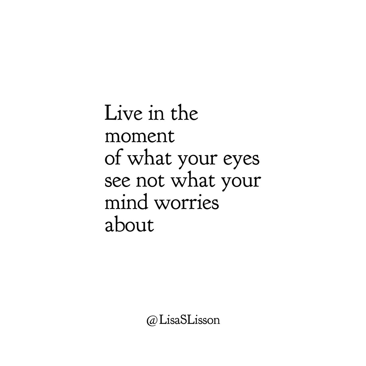 Living in the presence of now 🤍