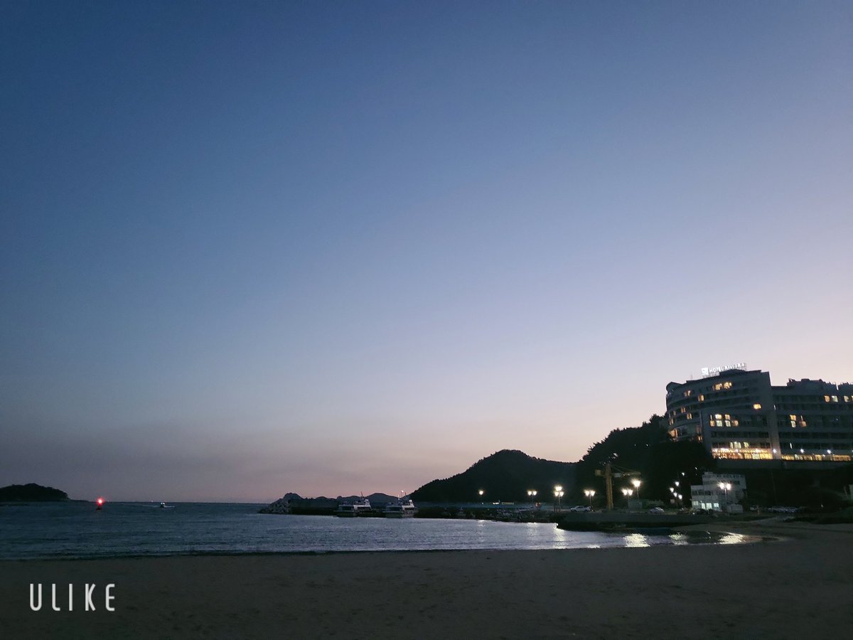 저녁 바다 감성~ 품품