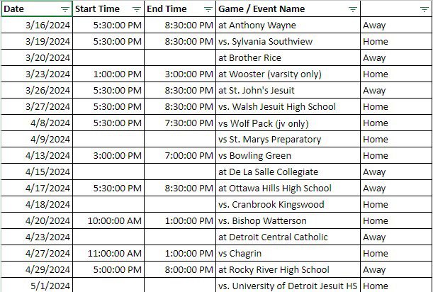 SFS Knights Lacrosse (@sfs_lacrosse) on Twitter photo Here is the 2024 <a href="/SFS_Lacrosse/">SFS Knights Lacrosse</a> Schedule! All teams were looking great yesterday at the Sandusky Scrimmages- lots to build on with support from fans like you! See you at our first Away Game on March 16, 2024 at <a href="/AnthonyWayneLax/">Generals Lacrosse</a> Here is the 2024 <a href="/SFS_Lacrosse/">SFS Knights Lacrosse</a> Schedule! All teams were looking great yesterday at the Sandusky Scrimmages- lots to build on with support from fans like you! See you at our first Away Game on March 16, 2024 at <a href="/AnthonyWayneLax/">Generals Lacrosse</a>