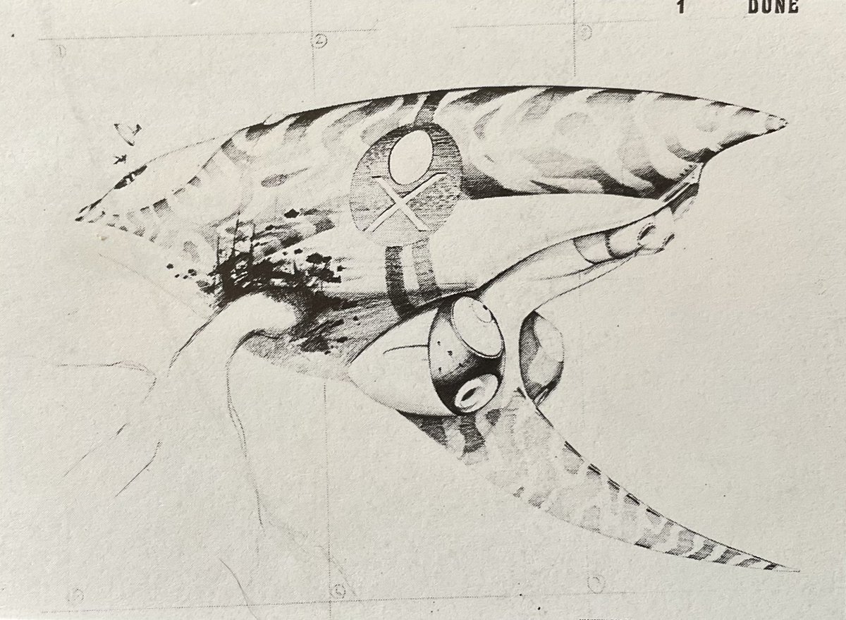 Jodorowsky’s Dune designs by Chris Foss (1975) 1/4