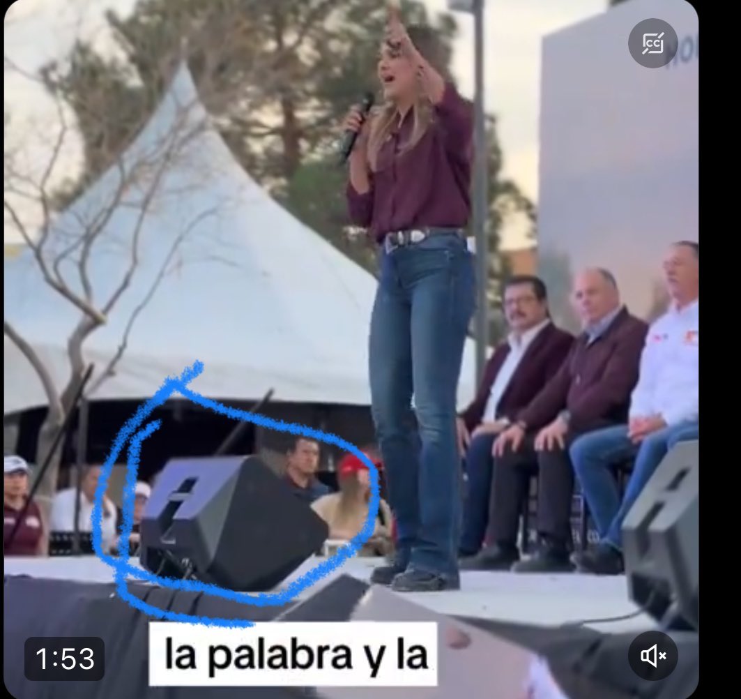 A ver, que quede claro, esto no es un teleprompter, si lo fuera, no diría mamadas como “que siga la corrupción”… ya, mis chairos, relájense un chingo… eso no quita que la calca sea  la #NarcoCandidataClaudia8