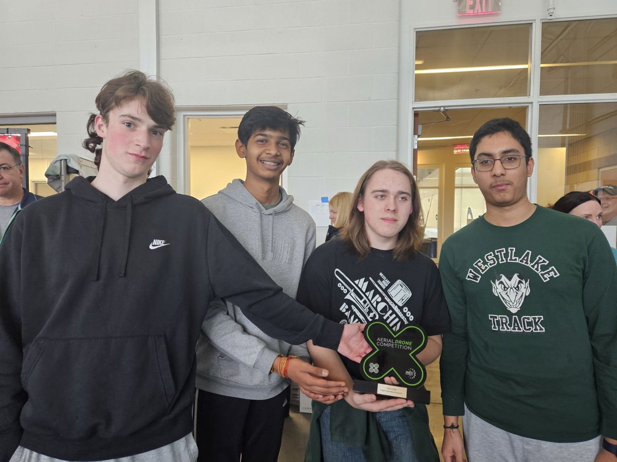 Congratulations to our Computer Club advised by Ms. Coaston for winning the Flight Operations Award at the Aerial Drone Competition.