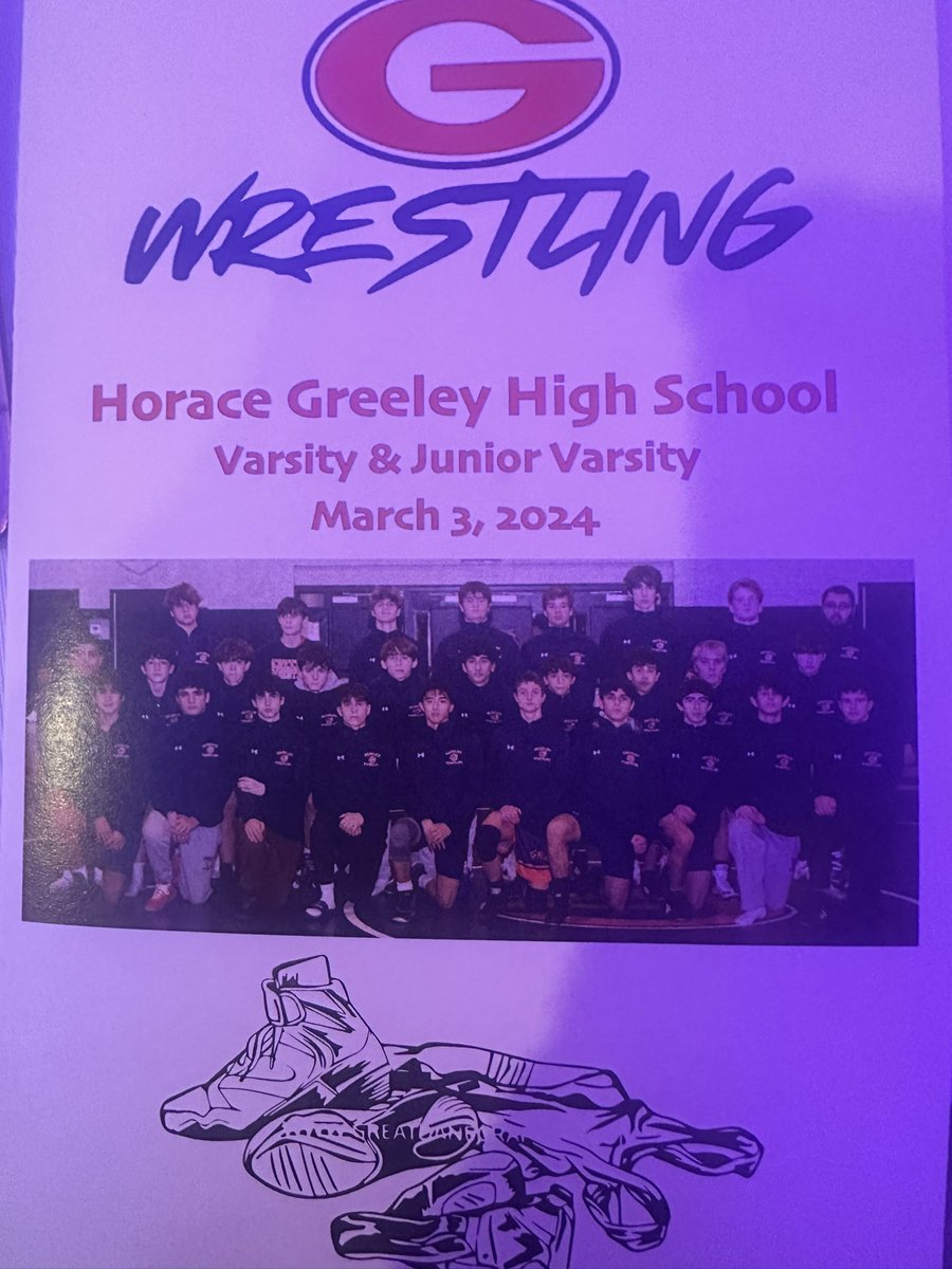 Congratulations to our Wrestling team on a super season! @GreeleySports