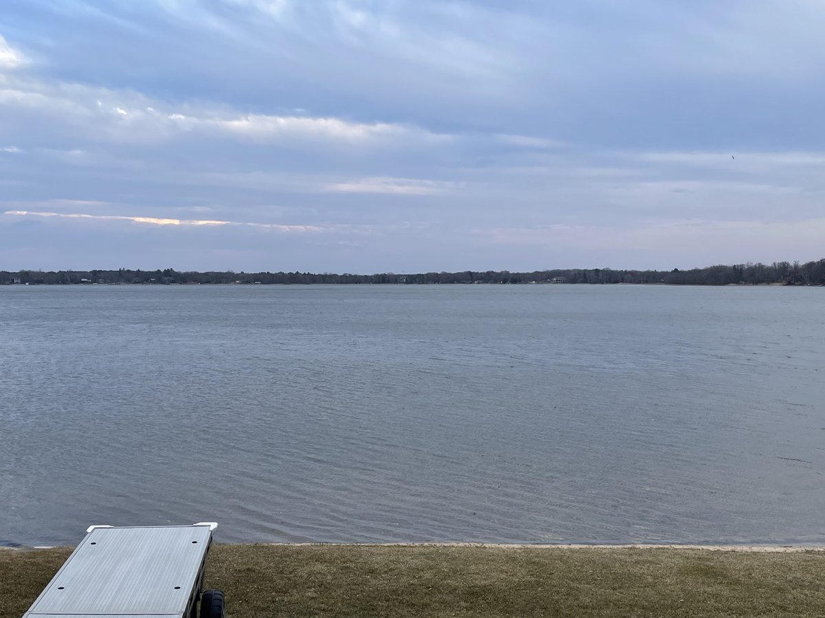 Ice is gone on March 3rd, crazy early