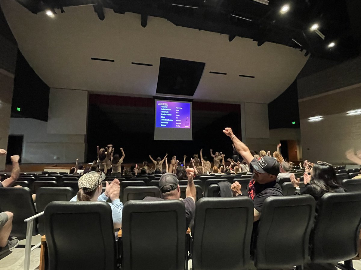 Everyone *might* be excited to be at <a href="/VistaRidgeHS/">Vista Ridge H.S.</a> to see the <a href="/hellerawardsatx/">Heller Awards for Young Artists</a> Nominations announcement!!