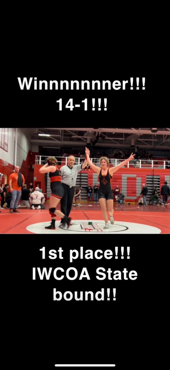 AddisonWolf2025's tweet image. 3-0 and first place at the IWOCA sectional. Next up &amp;gt;&amp;gt;&amp;gt;&amp;gt; Springfield finals🤼‍♀️ @STCE_Wrestling