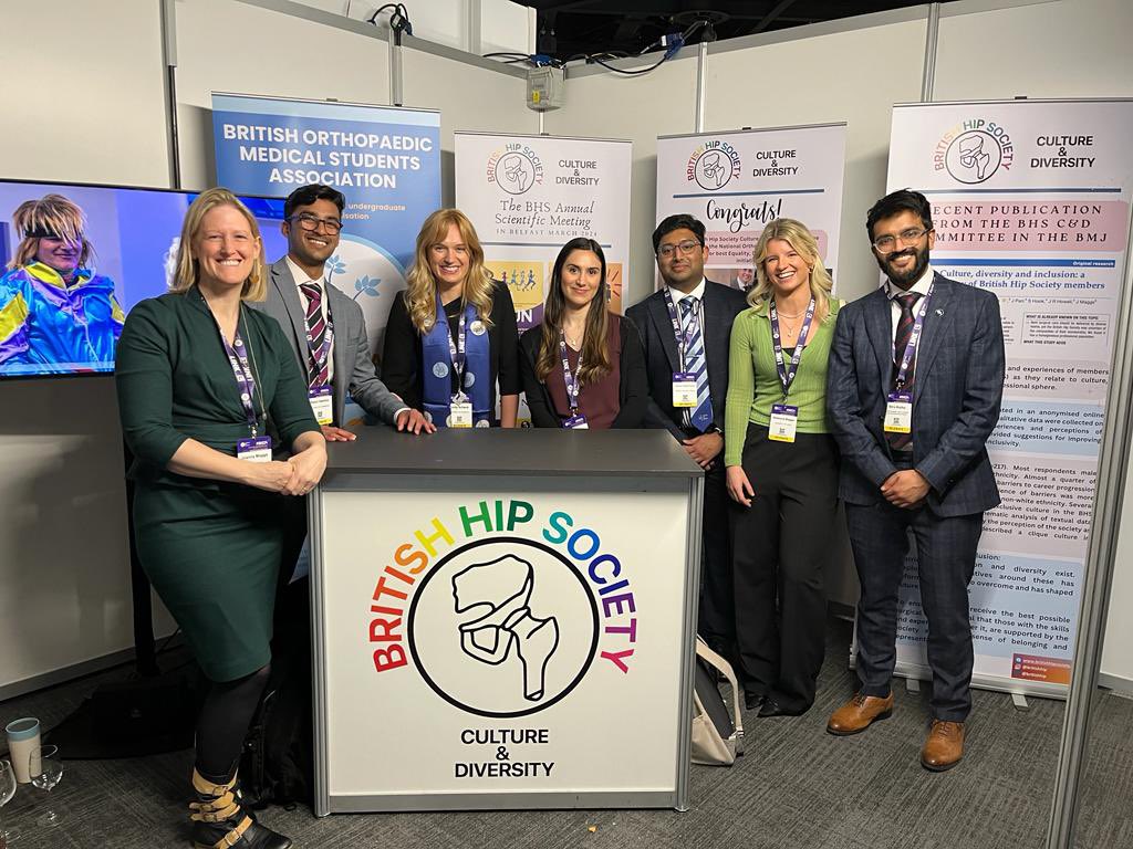 A great week at BHS 2024, and I was delighted to help organise the Future Hip Surgeon’s stream with the excellent committee below!
Many thanks to @miceorganiser for all the tremendous support throughout this process!
Looking forward to Harrowgate next year!