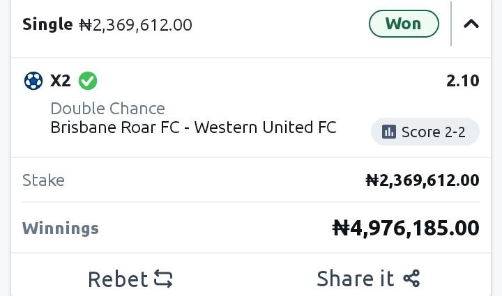 AkinAyomid's tweet photo. You keep missing out while others are winning daily on BETFUSE 💰

Games won!!! The best part is that the odds were dropped for free on BETFUSE telegram channel 💯

Join BETFUSE today, Don't miss out, Click the link below to join now:
              👇🏿👇🏿👇🏿
 https://t.co/FEESGC61rS https://t.co/rAUHHvBu7y