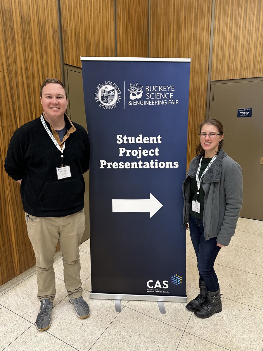 Jordon and Aidan had a great time at <a href="/CASChemistry/">CAS</a> HQ judging the Buckeye Science &amp; Engineering Fair!

Thank you <a href="/OASSCI/">OAS</a> and sponsors for such an amazing event.