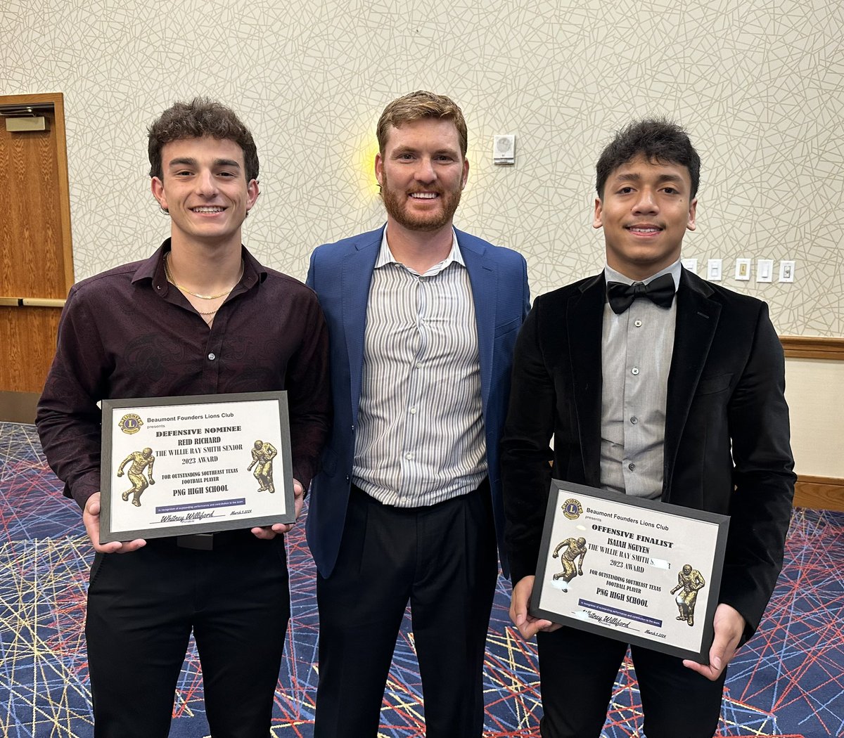 Reid Richard (@reid_richard24) on Twitter photo Honored to have been nominated for the Coach Willy Ray Smith Awards.
<a href="/CoachJosephPNG/">Jeff Joseph</a>
<a href="/IsaiahNguyen23/">Isaiah Nguyen</a>
<a href="/PNGHSFootball/">PNG Indians</a>
<a href="/CoachMcDaniel2/">Matt McDaniel</a> Honored to have been nominated for the Coach Willy Ray Smith Awards.
<a href="/CoachJosephPNG/">Jeff Joseph</a>
<a href="/IsaiahNguyen23/">Isaiah Nguyen</a>
<a href="/PNGHSFootball/">PNG Indians</a>
<a href="/CoachMcDaniel2/">Matt McDaniel</a>
