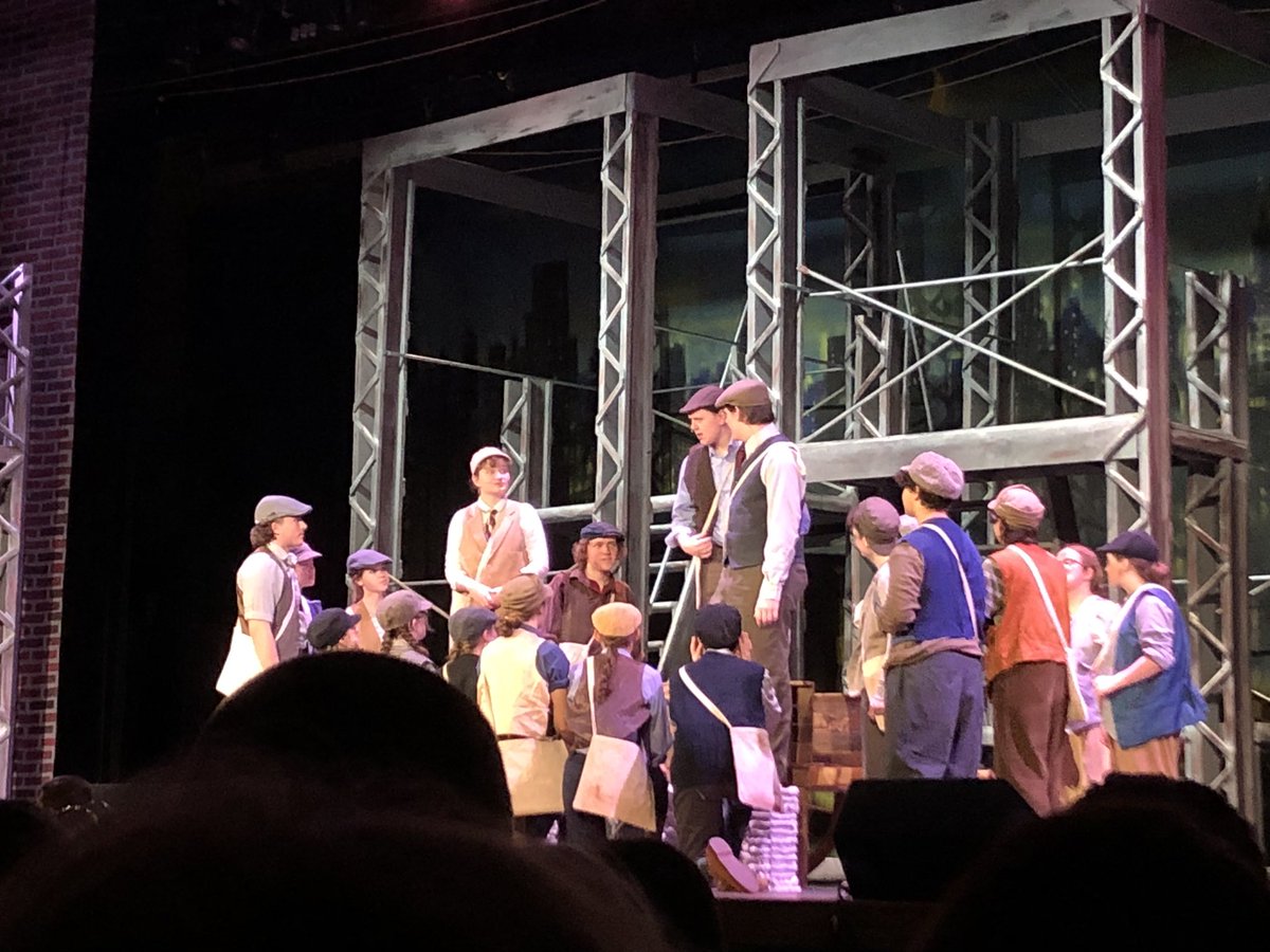 What a tremendous production of #Newsies at #CCHS! Congratulations to the incredible cast, crew, &amp; orchestra on a fantastic performance! I 💙 watching our talented #Falcons in their element! Kudos to Mrs. Pohlkotte &amp; everyone involved in the show! More pics on IG! #FalconPride