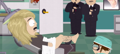 anorexcie's tweet photo. @waistfood i can't pm u but i logged back into this acc and risked my recovery (joking) to tell you that i was playing stick of truth and just got to the abortion clinic w the scene w randy and thought of u <3 https://t.co/t5oaUz1On6